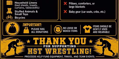 Clothing Drive Fundraiser