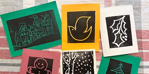 Printmaking Holiday Card Workshop