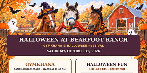 Halloween Fun at Bearfoot Ranch Horse Rescue!