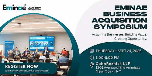 Eminae Business Acquisition Symposium
