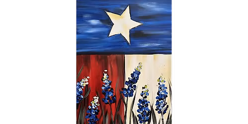 Bluebonnet Wildflower State Pride - Paint and Sip in Houston | Classpop!\u2122