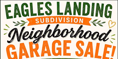 Eagles Landing Garage Sales
