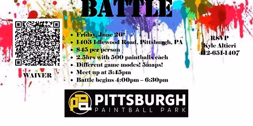 IAM Paintball Battle
