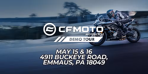 2026 CFMOTO Motorcycle Demo Tour Weekend