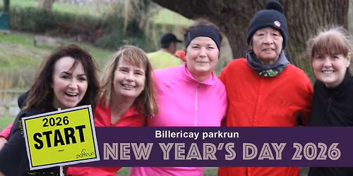 Billericay parkrun New Year's Day 2026