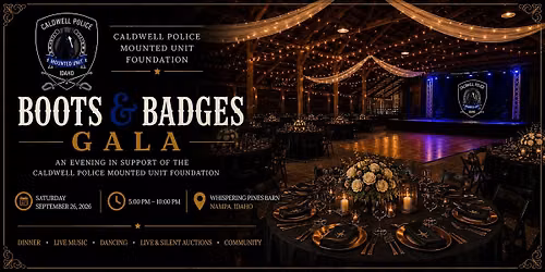 Caldwell Police Mounted Unit Foundation - 2026 Gala