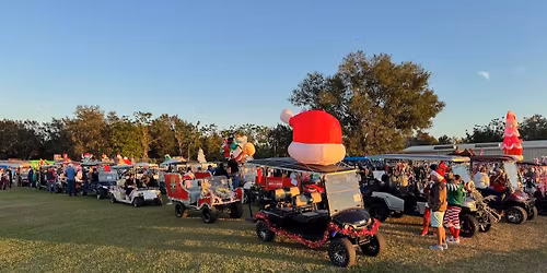 Crystal Lake Holiday Golf Cart Parade