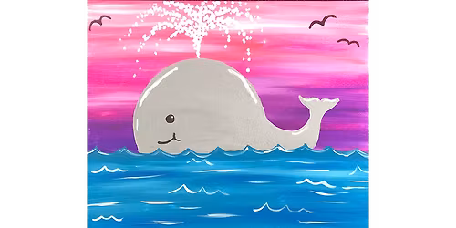 Wally the Whale - Paint and Sip in Norfolk | Classpop!\u2122