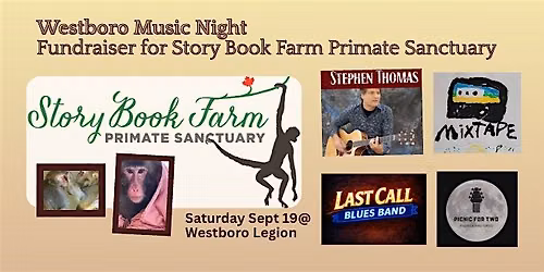 Music Night & Silent Auction for Story Book Farm Primate Sanctuary