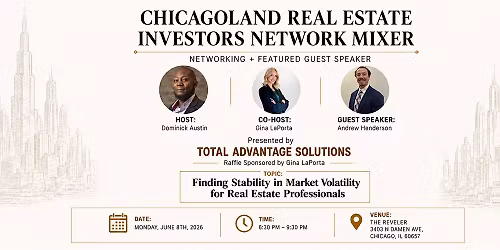 Chicagoland Real Estate Investors Network Mixer \u2013Roscoe Village | Jun 2026