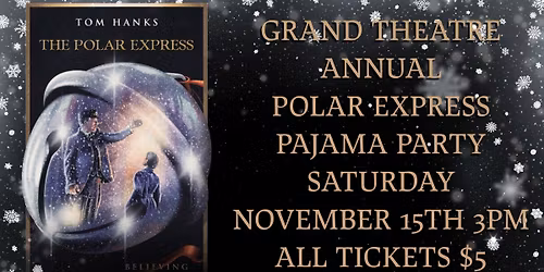 The Polar Express Pajama Party