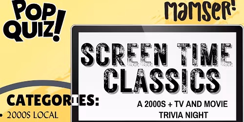 Screen Time Classics: A PopQuizPH Trivia Night about TV and Movies from 2000 to 2009