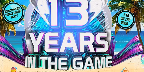 Pulse 13 Years in the game the Beachwear fancy dress special