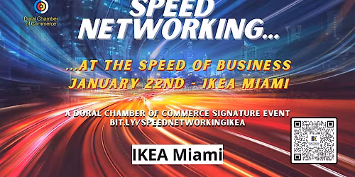 Speed Networking at the Speed of Business \u2013 January 22nd at IKEA Miami