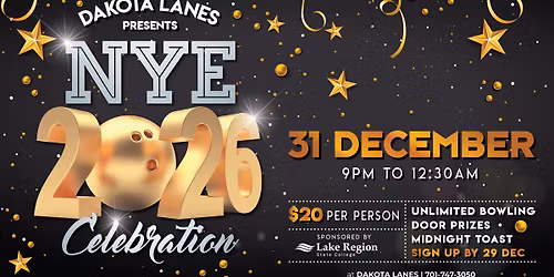 New Year\u2019s Eve Bowling Celebration