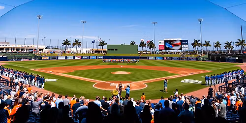 Spring Training - Houston Astros at Miami Marlins at Roger Dean Stadium