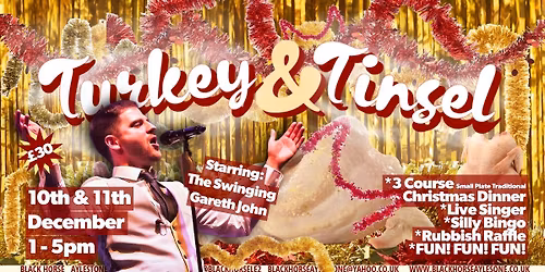 LOW AVAILABILITY!! Turkey & Tinsel