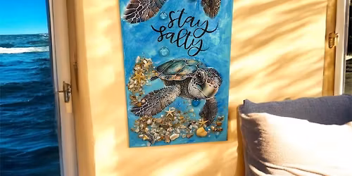 Stay Salty Sea Turtle 24" Sign Workshop