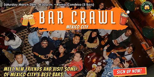 Bar Crawl in Mexico City (Roma\/Condesa)