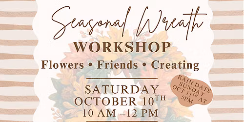 Birdie & Blossom Seasonal Wreath Workshop