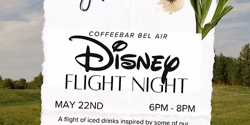 Disney Flight Night - CoffeeBar Bel Air