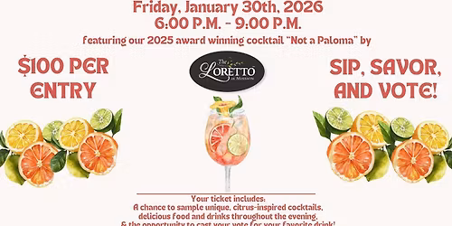 Citrus Sip-Off: A People's Choice Cocktail Competition!
