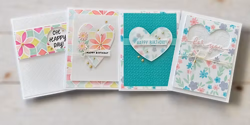 Ink and Blend Cards with Denise