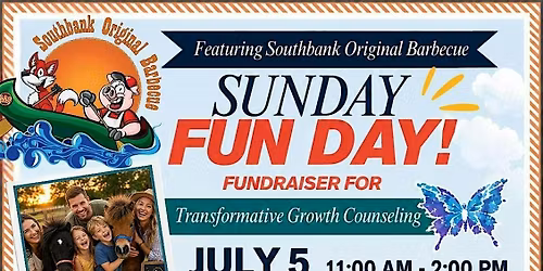 Sunday Fun Day Fundraiser for Transformative Growth Counseling