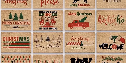 Winter\/Holiday Doormat Sip & Paint at Hickory Vines Winery