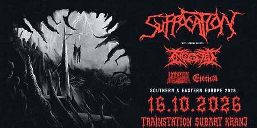 SUFFOCATION (USA) + special guests | Kranj | 16.10.2026