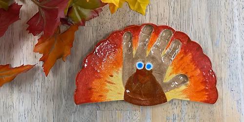 Turkey Clay Hand Print-10\/3