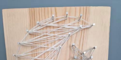 String & Nail Art - Moon \ud83c\udf19 & Stars \ud83c\udf1f 