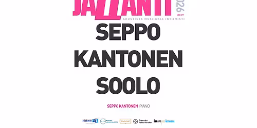 jaZZanti-konsertti: Seppo Kantonen: soolopiano