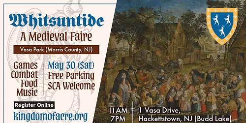 Whitsuntide: A Medieval Faire