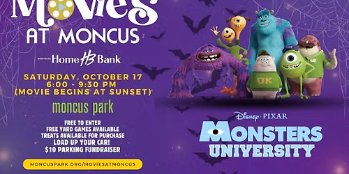Movies at Moncus - Monsters University 