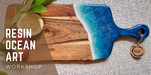 Resin Ocean Art Cheeseboard Workshop