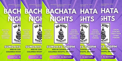 BACHATA NIGHTS @ RAIL WERKS BREWING DEPOT