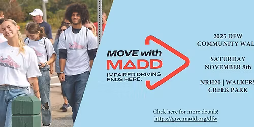 2025 DFW Move With MADD WALK