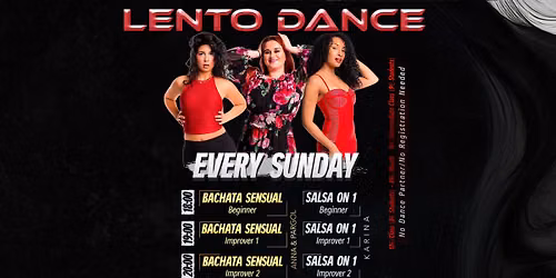 Bachata Sensual & Salsa On 1 Dance Classes | Every Sunday