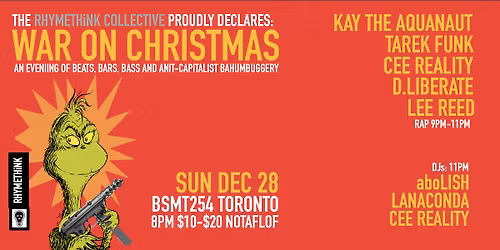 RHYMETHiNK: War on Christmas. Beats, Bars, and Bass