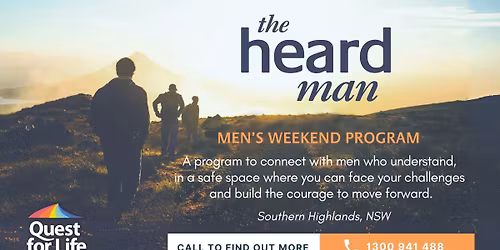 The Heard Man: Men's Weekend Program