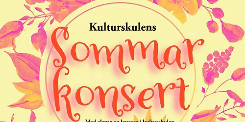 Kulturskulens sommarkonsert