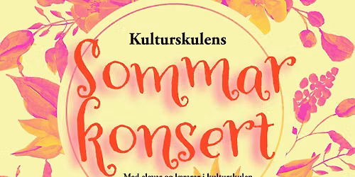Kulturskulens sommarkonsert