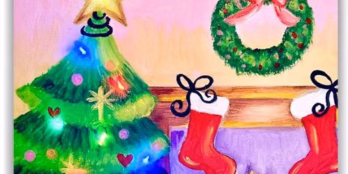 \u201cLet\u2019s Glow!: A Cozy Little Christmas Paint Night Party at Frank\u2019s Pizza in Lexington!\u201d