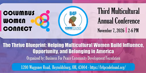 Columbus Women Connect (CWC) 3rd Multicultural Conference 2026