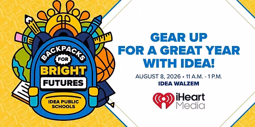 Backpacks for Bright Futures at IDEA Walzem