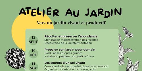 Atelier au Jardin Arterre