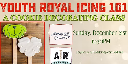 Youth Royal Icing 101- A Cookie Decorating Class