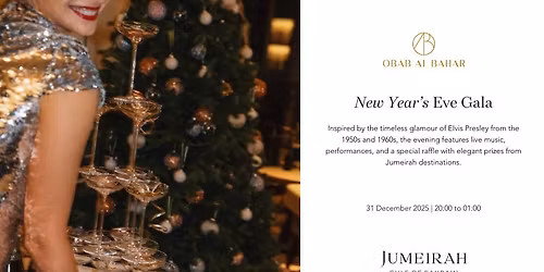 New Year's Eve Gala at Obab Al Bahar