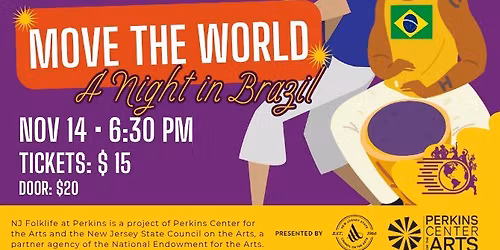 Collingswood: Move the World: A Night in Brazil (Ticketed) Philly Roda